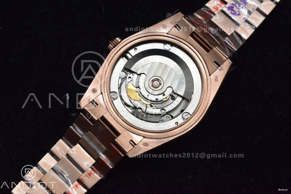 Steel Roman Markers Green on Bracelet DayDate V2 GMF Tungsten 40 RG A2836 Dial President 904L Weighted 1116